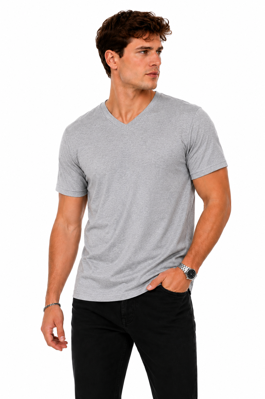 Luvvo V-Neck Sweat-Proof T-Shirt