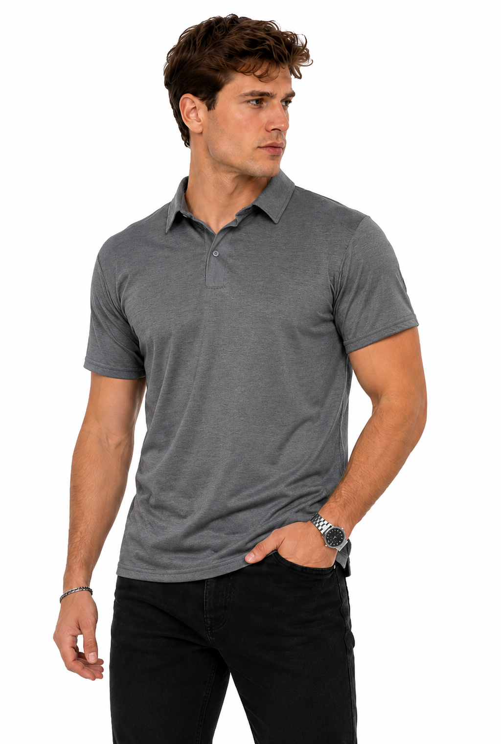 Luvvo Polo Neck Sweat Proof T-Shirt