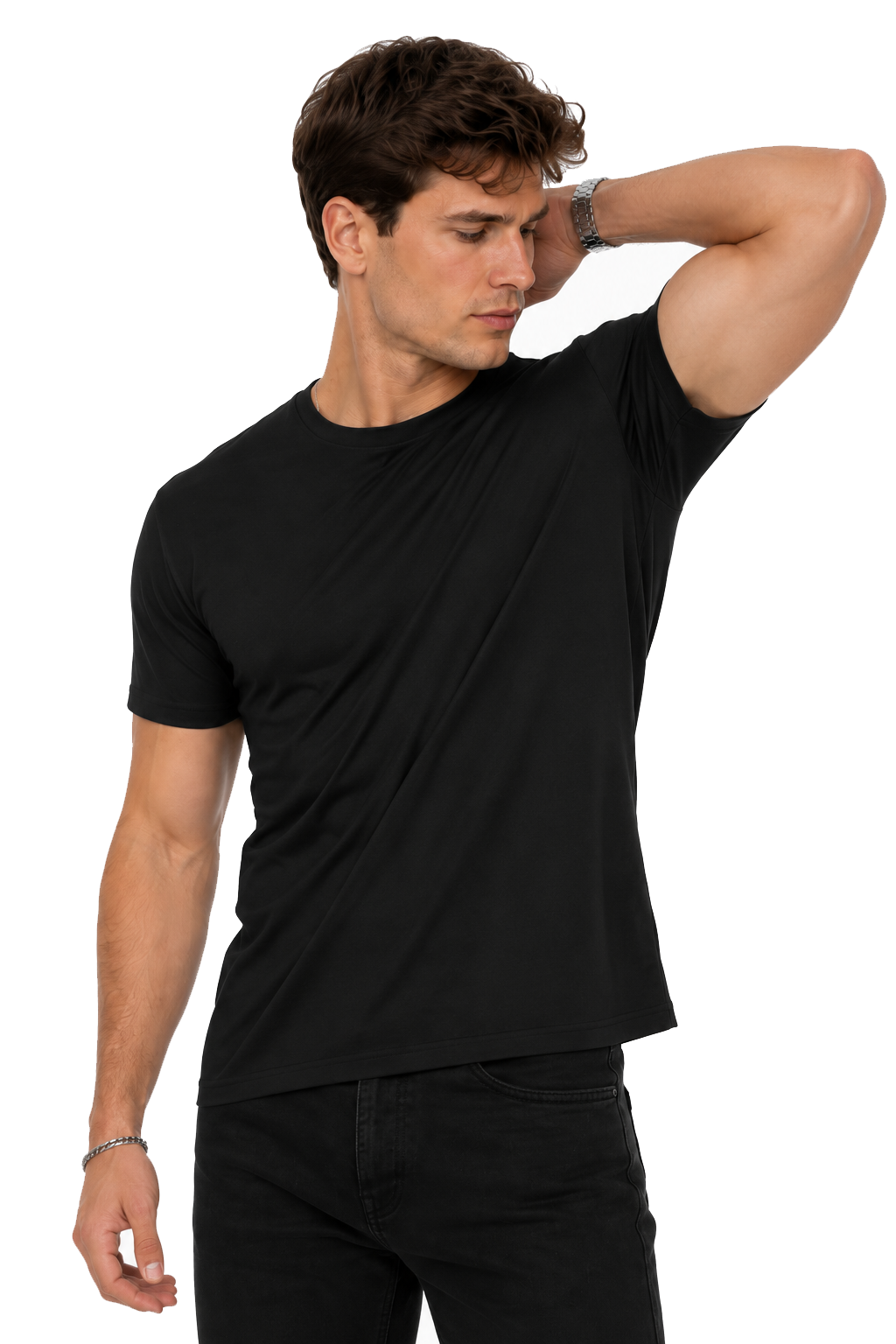 Luvvo Crewneck Sweat-Proof T-Shirt