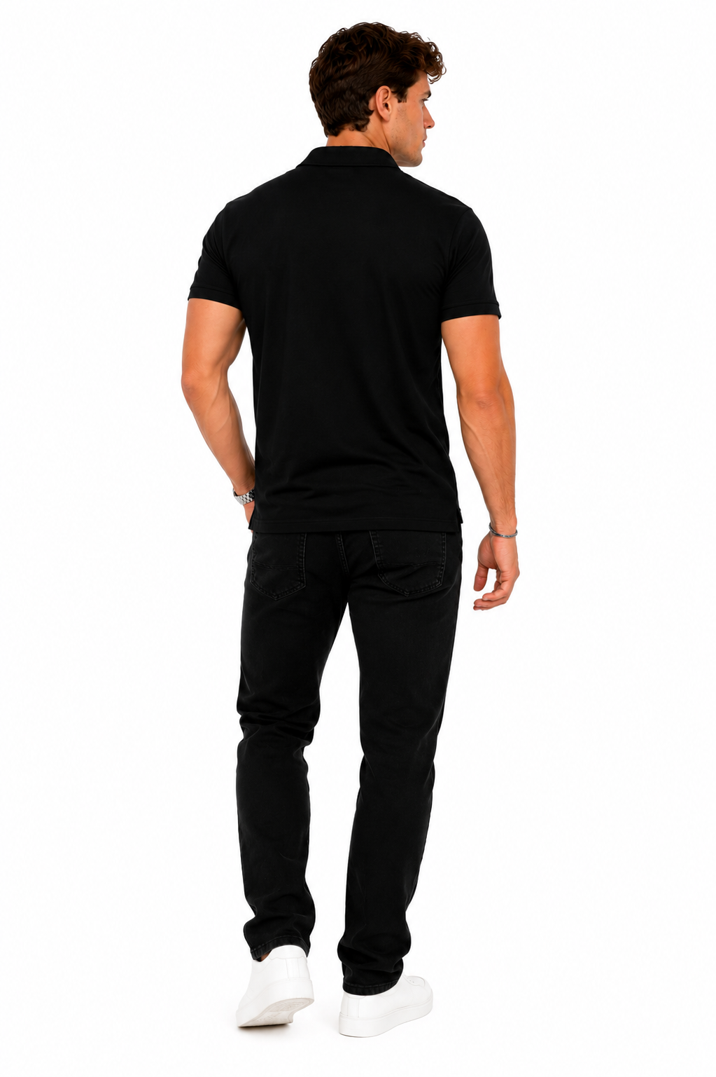 Luvvo Polo Neck Sweat Proof T-Shirt