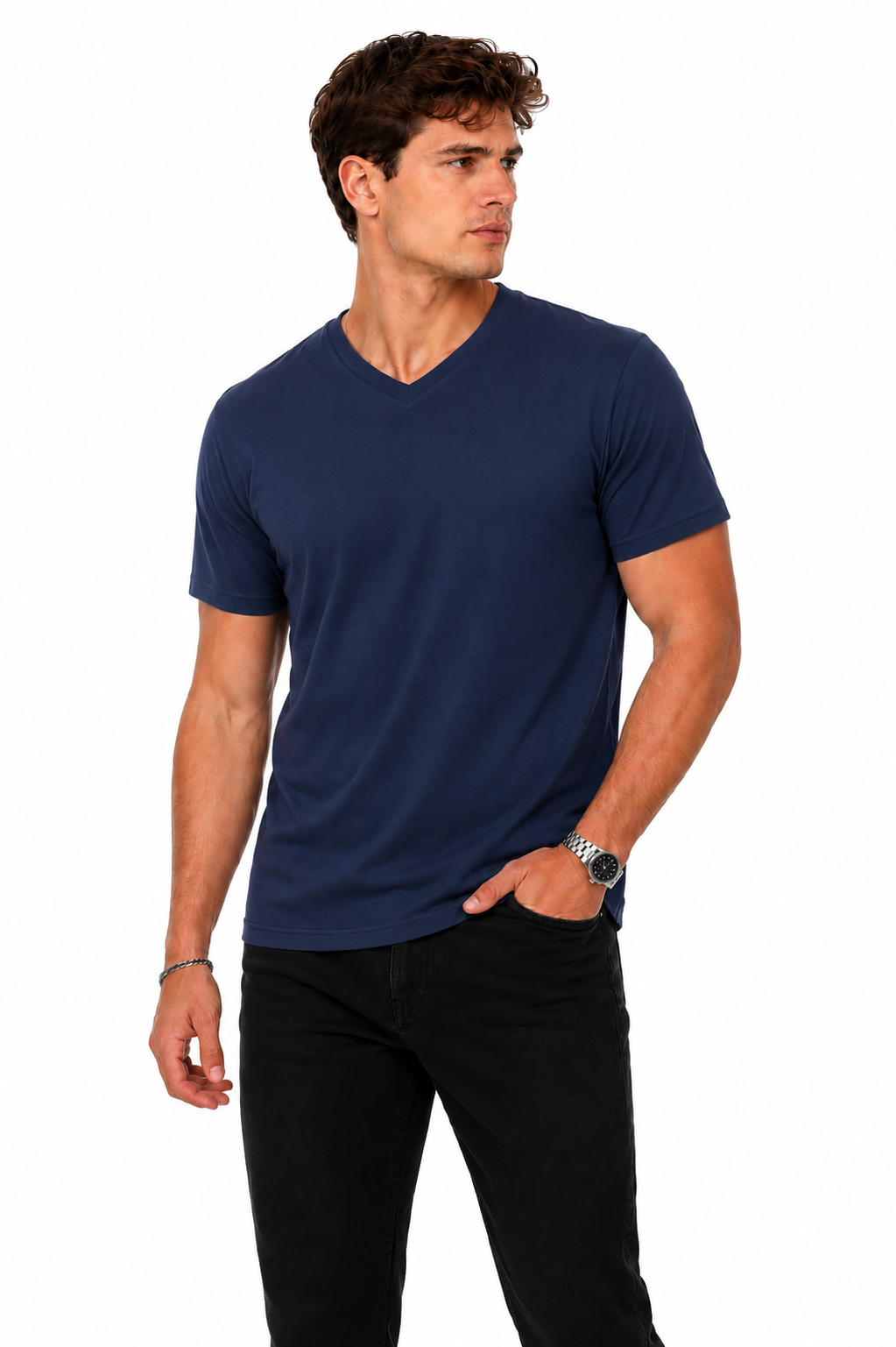 Luvvo V-Neck Sweat-Proof T-Shirt